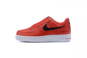 nike air force 1 pas cher 2042-5 red leather 36-46